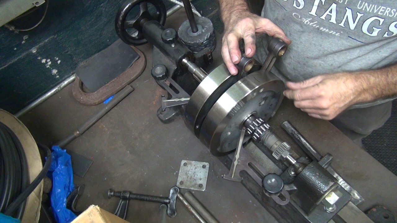 1997 evolution 80ci #111 flywheel lowerend rebuild and case change harley by tatro machine