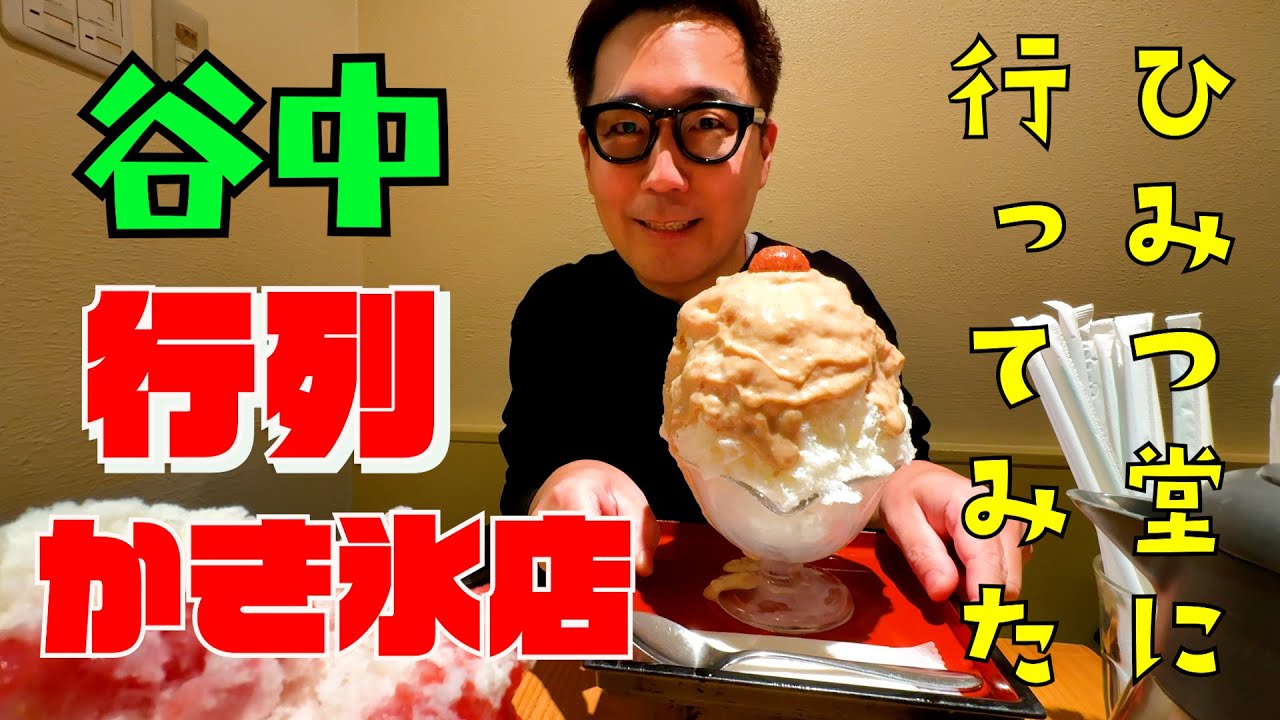【谷中ノープラン散歩】行列かき氷店 ひみつ堂・谷中ぎんざ・メンチカツ