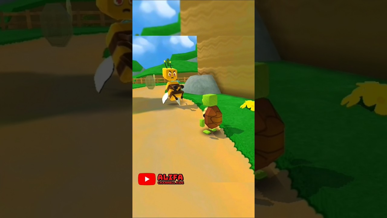 good turtle vs evil bee 