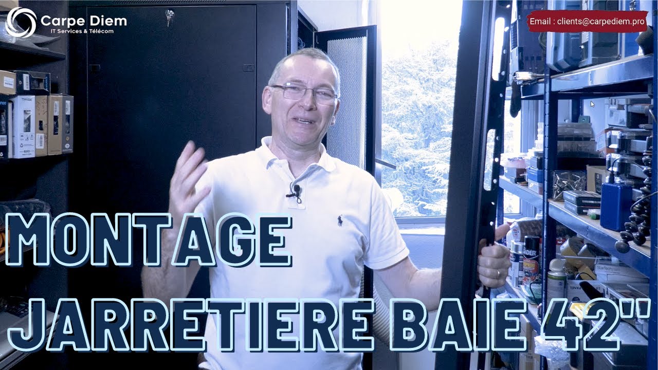 Montage du Jarretièrage dans notre baie 42U