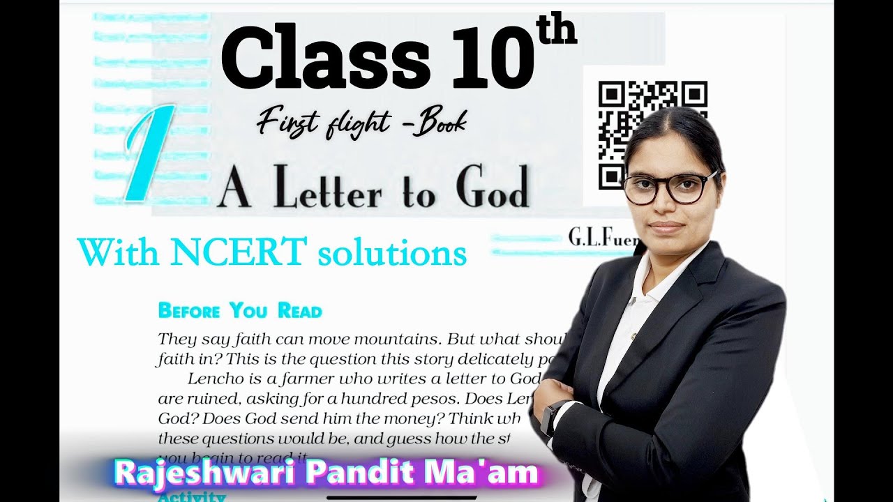 Class 10 English Chapter 1 -A Letter to God Full  Explanation with NCERT solutions| (2025-26)