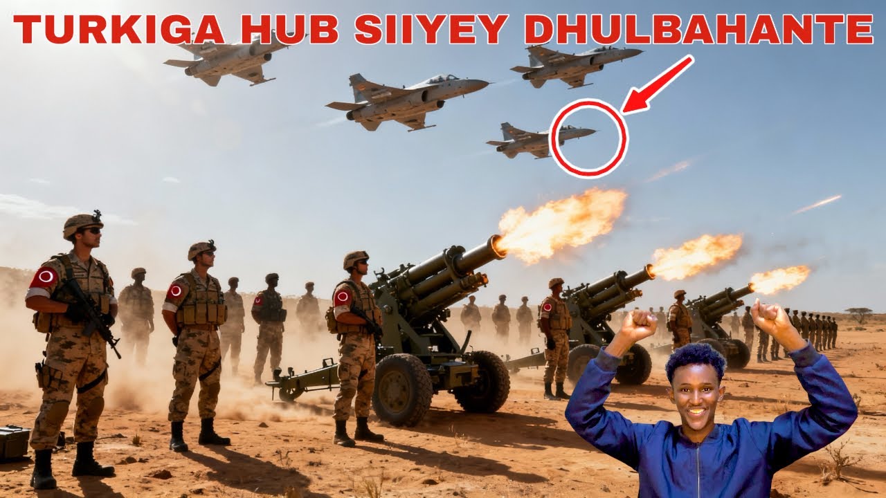 GUUL TURKIGA IYO SHIINAHA TAAGEERAY DHULBAHANTE 10KUN CIIDAMO LA TABABARAYO DRONES CASRI AH, XOG 
