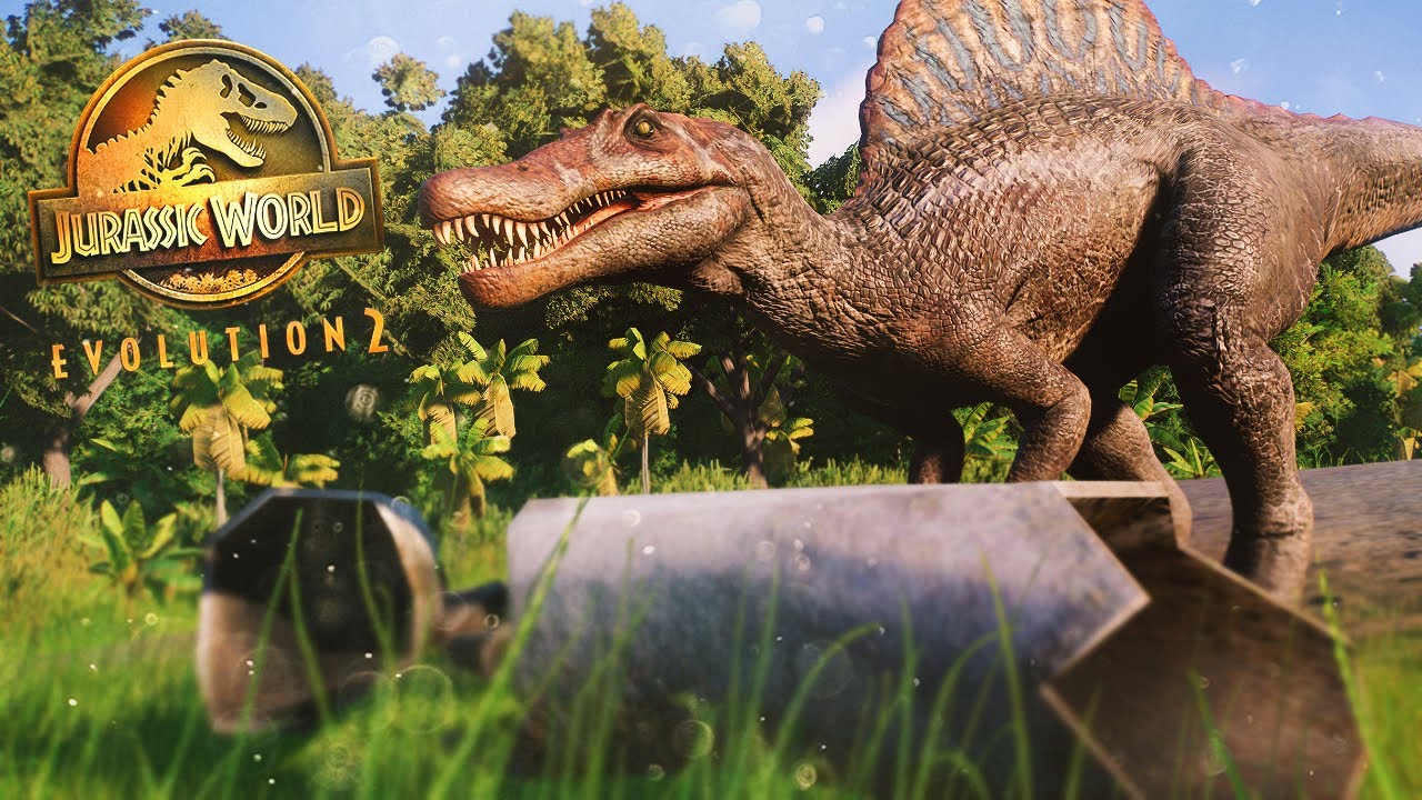 JURASSIC PARK SORNA! Spinosaurus With Plane! Full Park Tour | Jurassic World Evolution 2