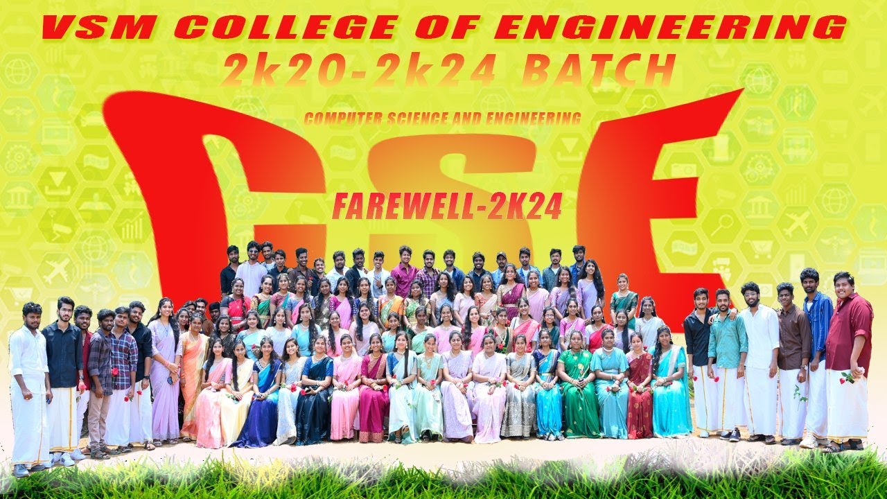 VSM COLLEGE OF ENGINEERING CSE FAREWELL-2k24 💥🤩 #vsmcollege