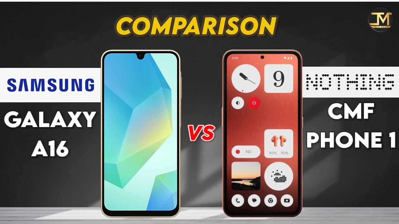 Samsung Galaxy A16 vs CMF Phone 1: Which Phone is Best ❓🤔