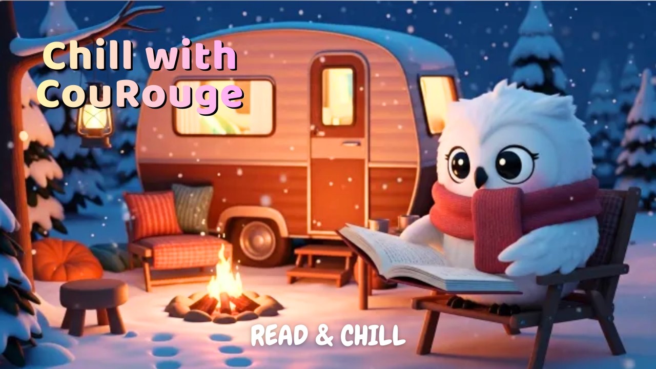 Late Night Reading with CouRouge 🌙 Peaceful Lofi Music for Homework & Relax