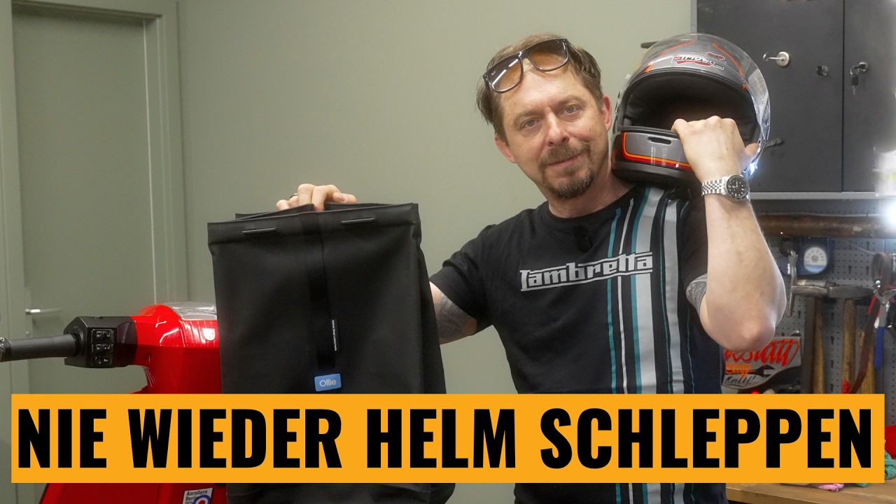 Die Ollie Helm Tasche 🎒 | Gamechanger f&uuml;r Vespa & Lambretta