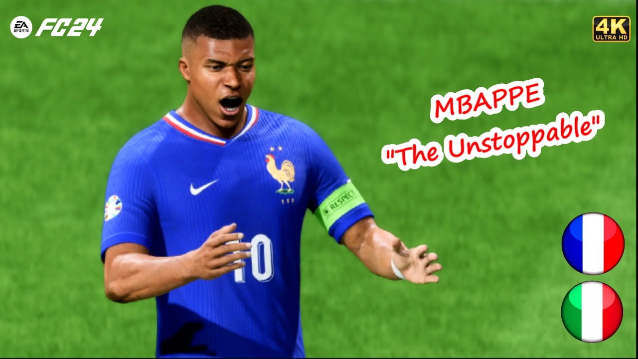 FC24 - France vs Italy | EURO 2024 | Digital Footballer | 4K HDR
