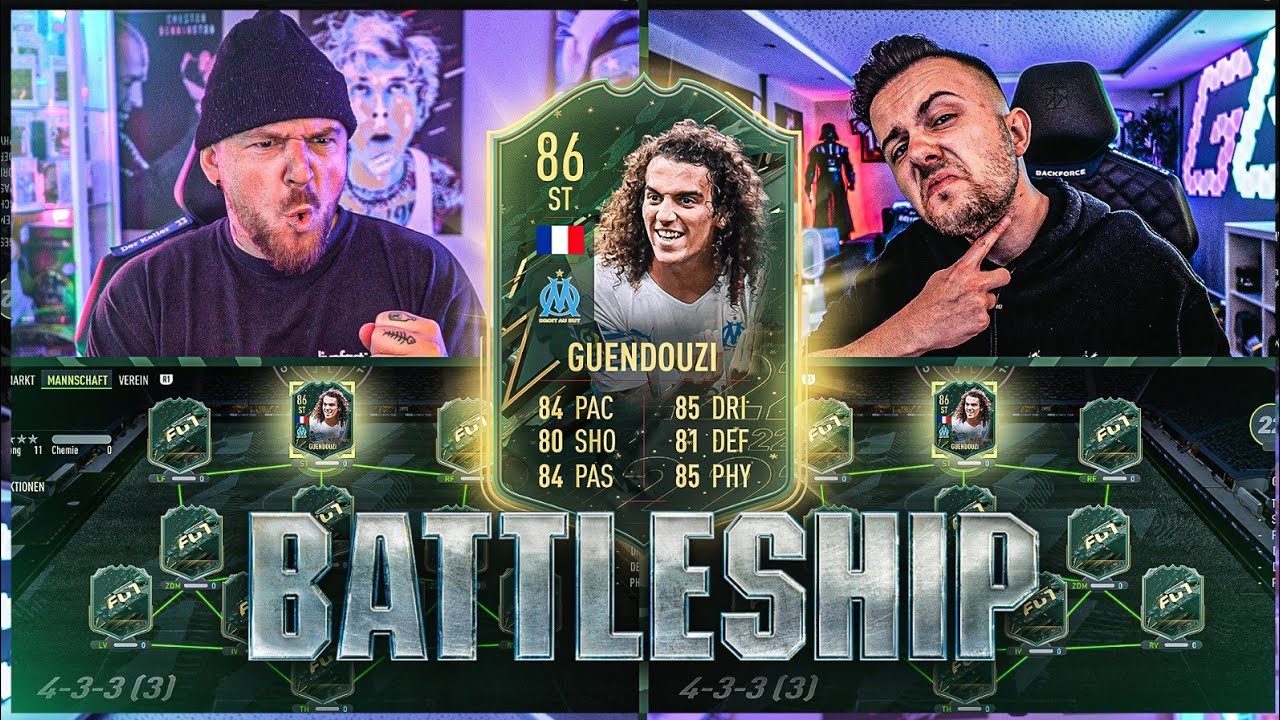KEEPER CHAOS 🤣💀 GUENDOUUUZI STRIKER BATTLESHIP WAGER 🔥 vs Gamerbrother FIFA 22
