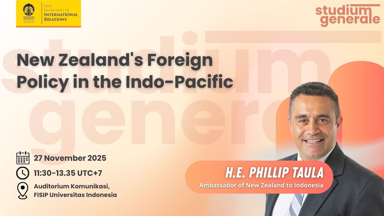 Studium Generale: New Zealand&rsquo;s Foreign Policy in the Indo-Pacific