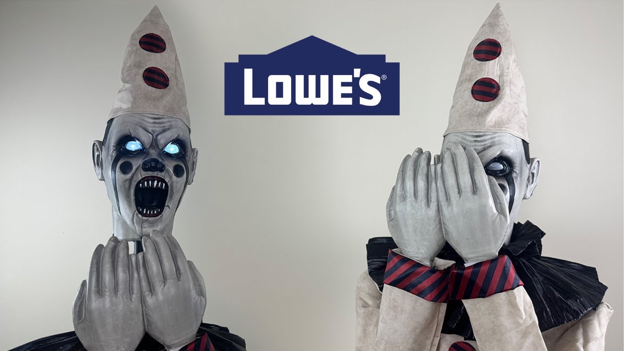 Peek-A-Boo Vintage Clown Animatronic 2025 Lowe’s Unboxing & Demo