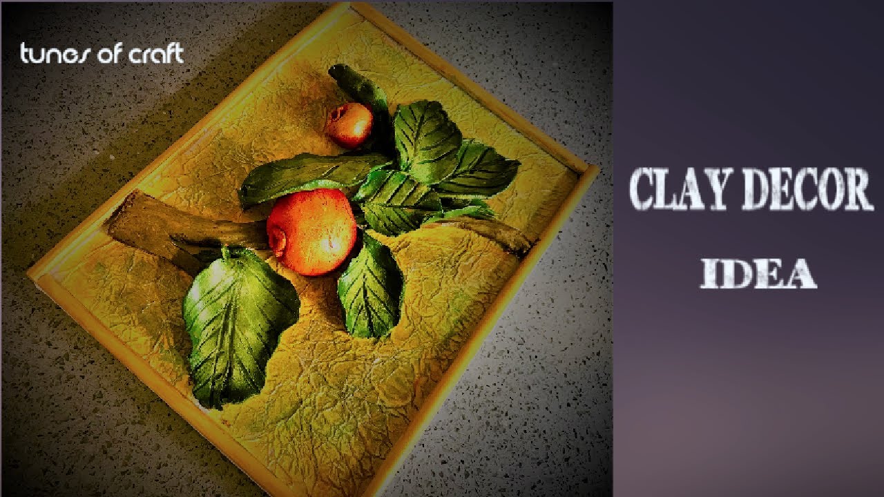 DIY Clay Craft Idea | Clay Craft Ideas | Air Dry Clay | Clay Art Projects | Wall Decor