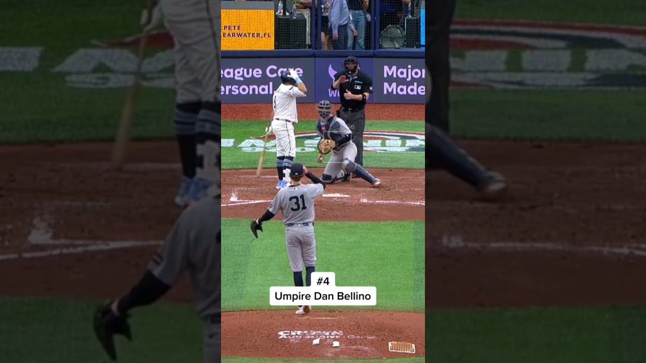 The worst called strikeouts from the week of April 6-12 #mlb #baseball