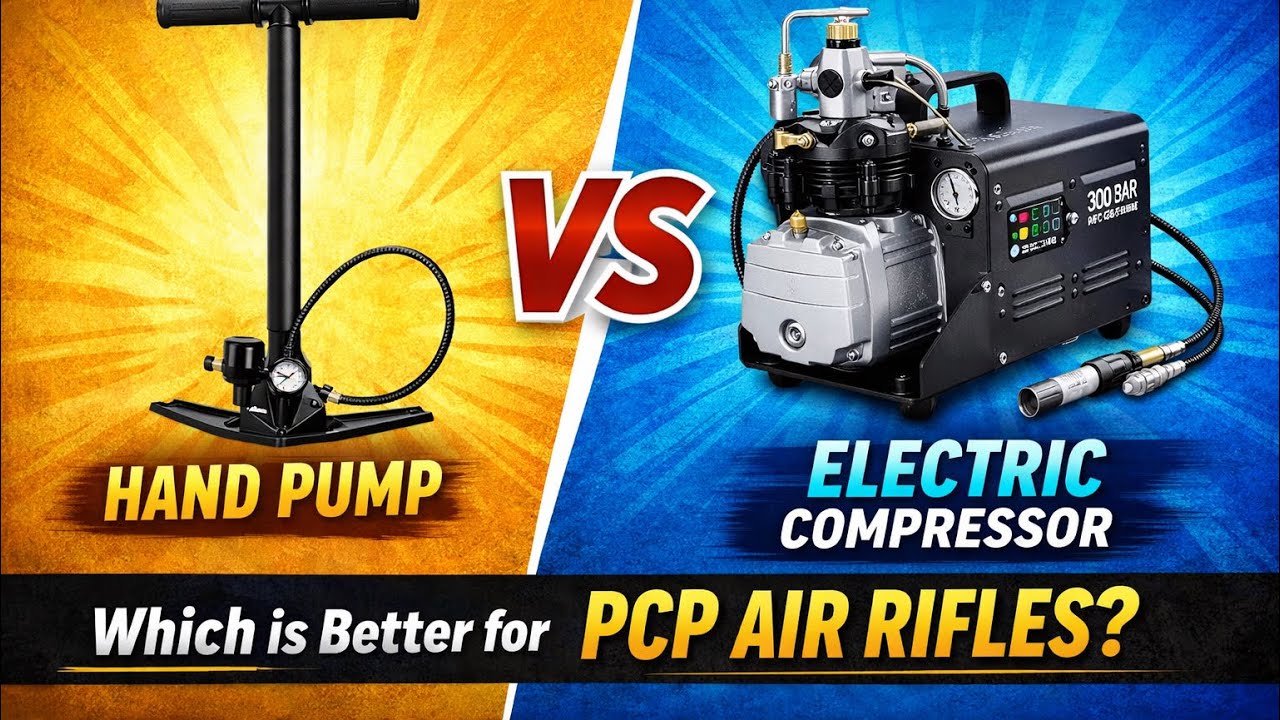 Hand Pump vs Electric Compressor for PCP Air Rifles | Which One Should You Choose? | Airsoft India