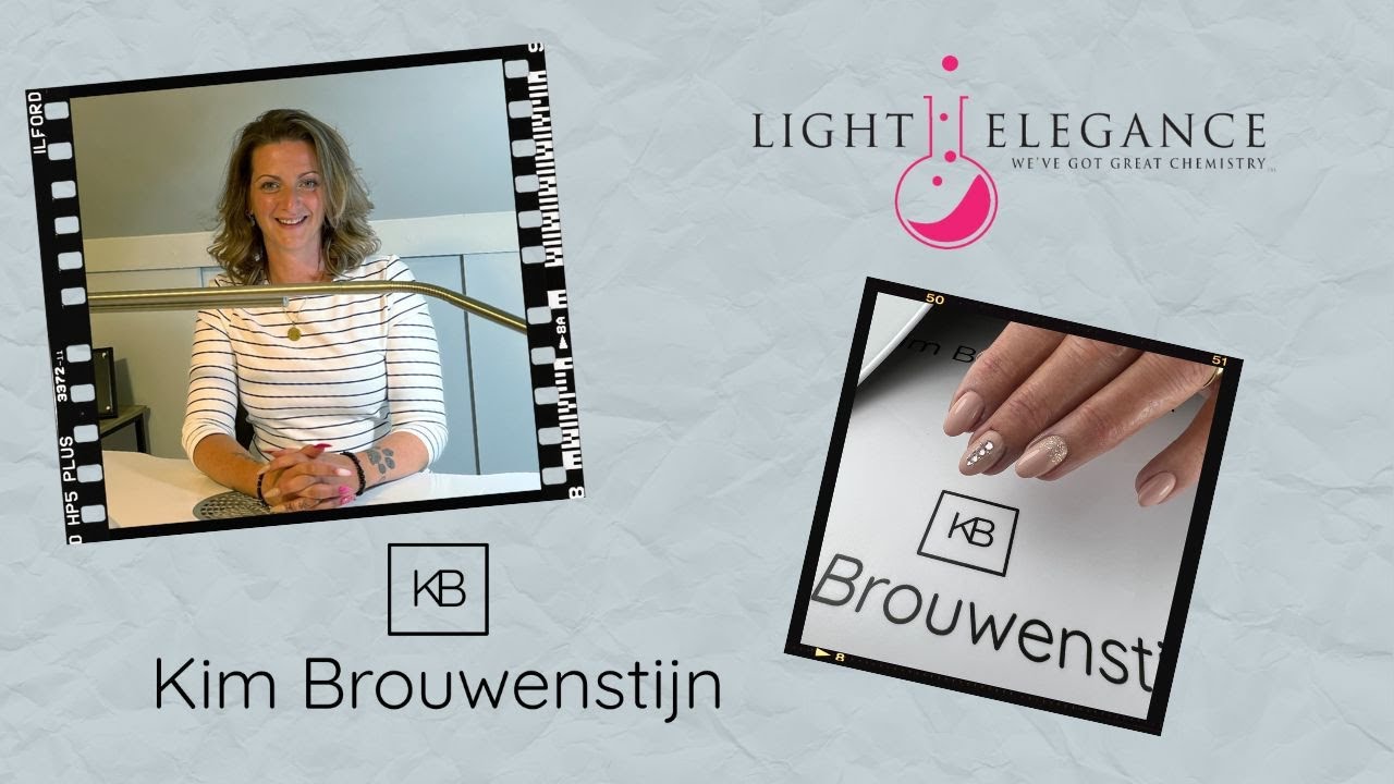 Bruidsnagels | Buttercream aanbrengen | Moonflair Crystals aanbrengen | Light Elegance Gel Nagels