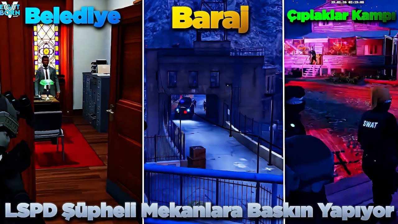 LSPD Ş&uuml;pheli Mekanlara Baskın Yapıyor Eightborn Next @Khonus