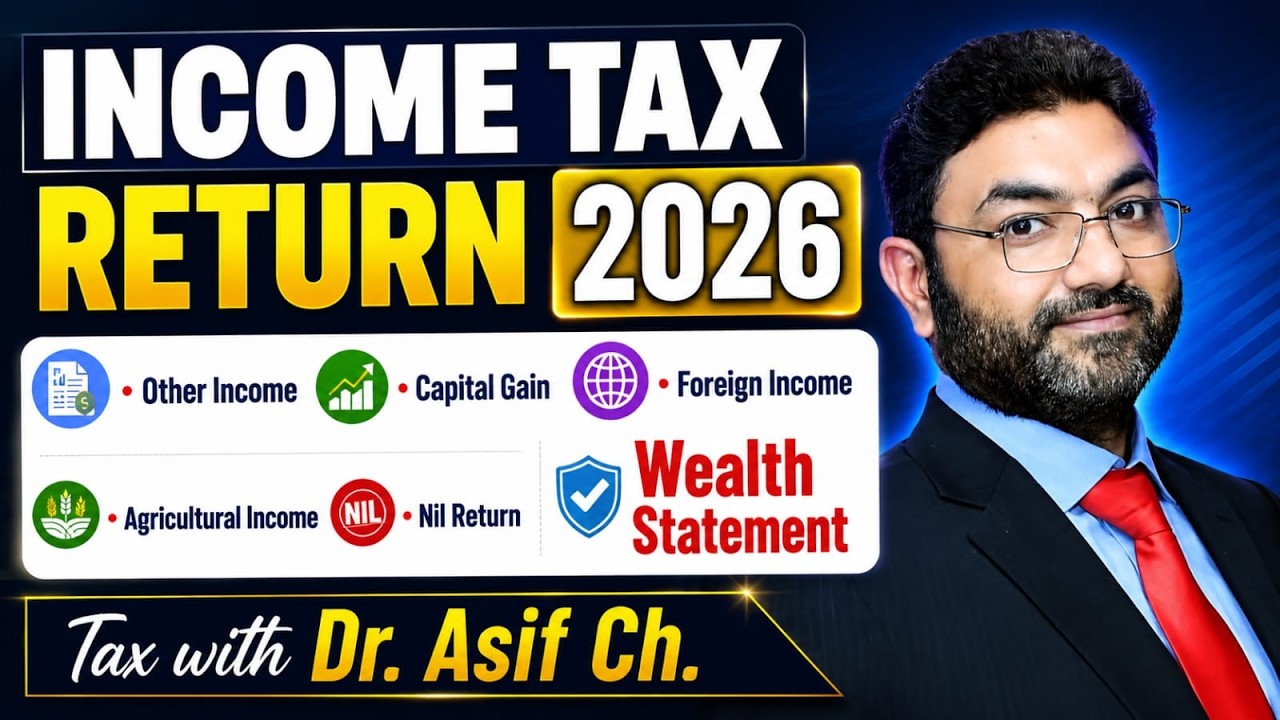 Income Tax Return 2026|Other Sources, Capital Gain, Foreign, Agricultural, Nil & Wealth Statement