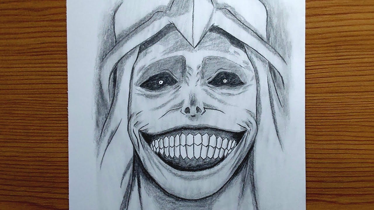 How To Draw Creepy Face Solo Leveling || Easy Drawing Tutorial