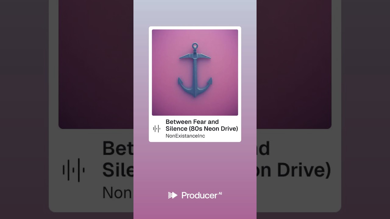 Between Fear and Silence (80s Neon Drive)