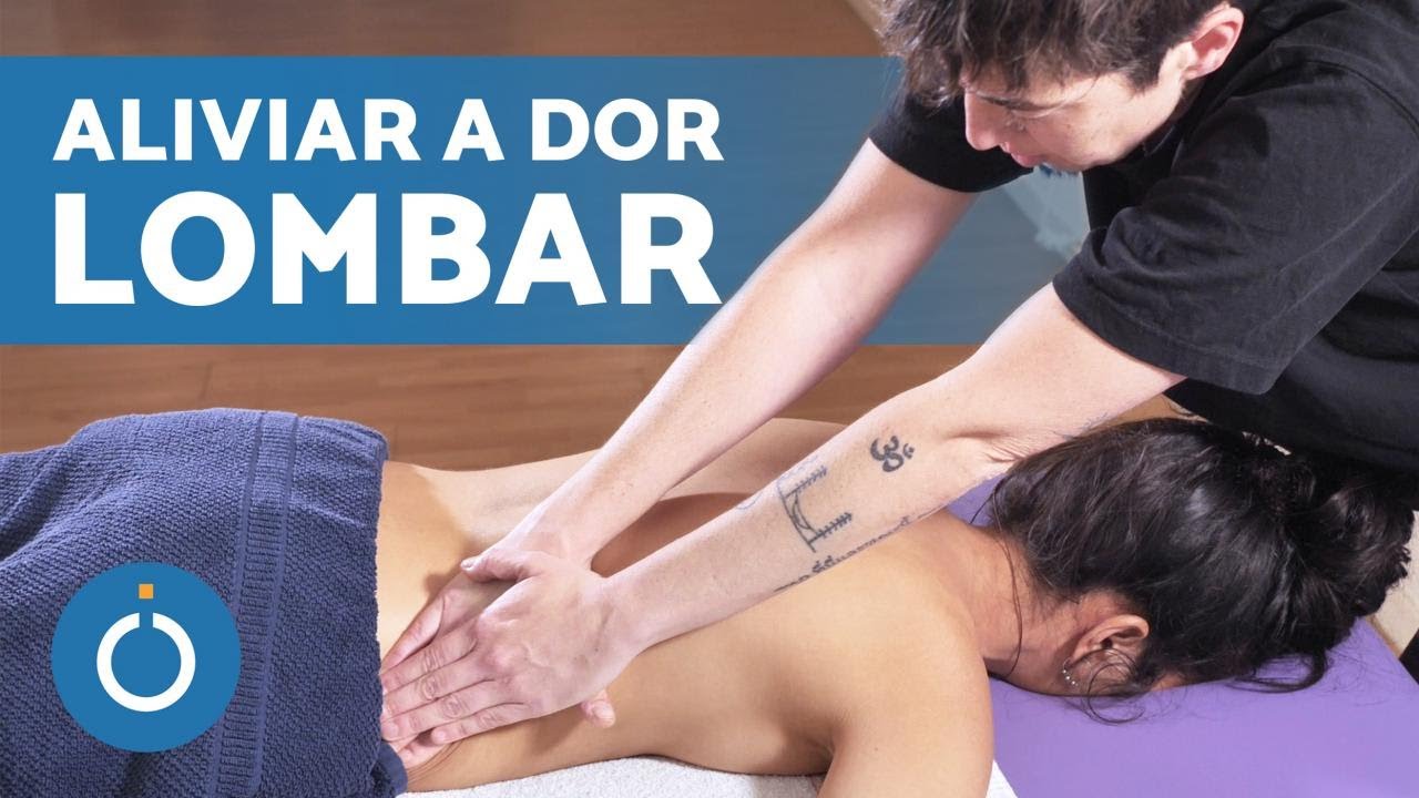 MASSAGEM para DOR na LOMBAR 🙇