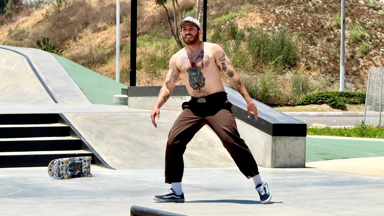 Pro Skater Destroys Skatepark