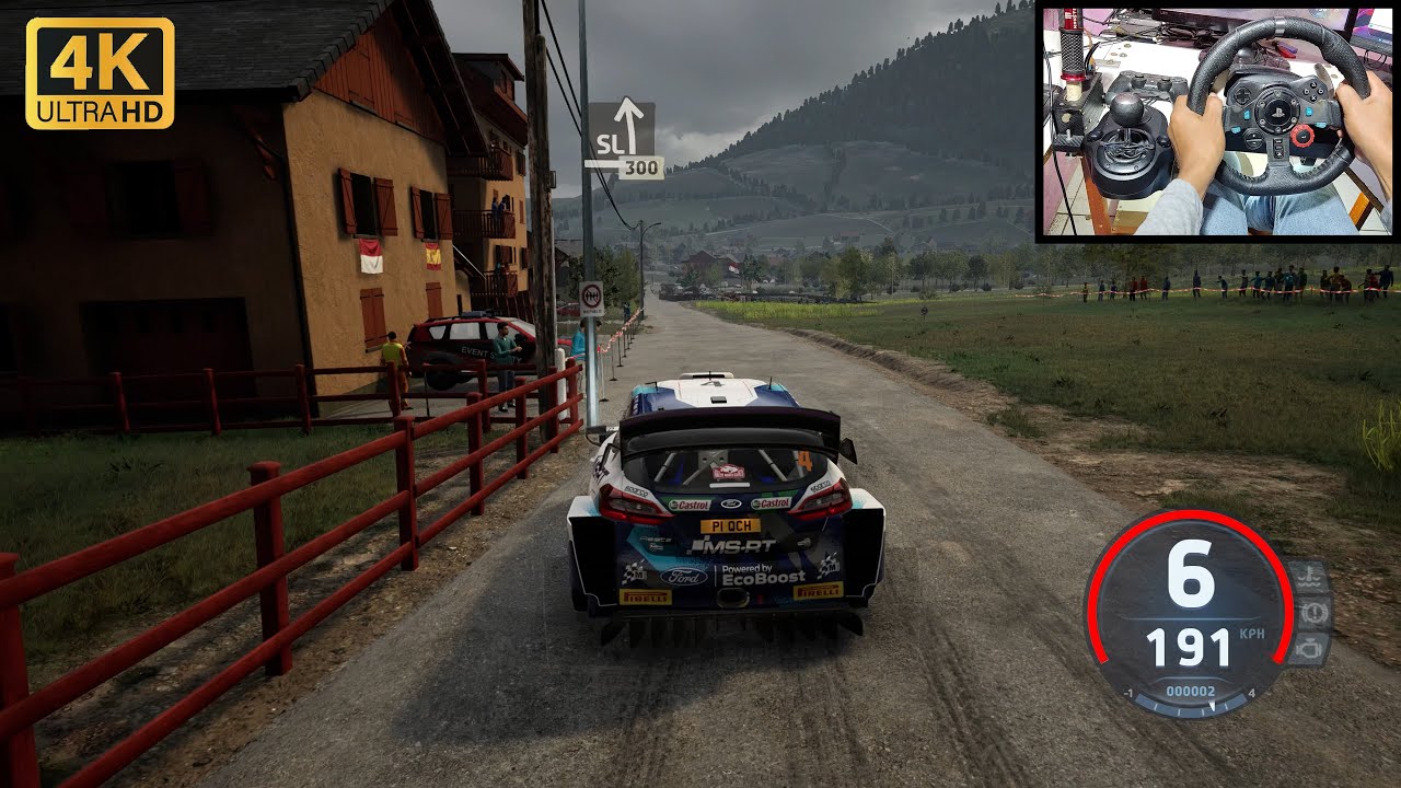 EA Sports WRC - Ford Fiesta WRC - Steering Wheel - Sequential Shifter - Handbrake