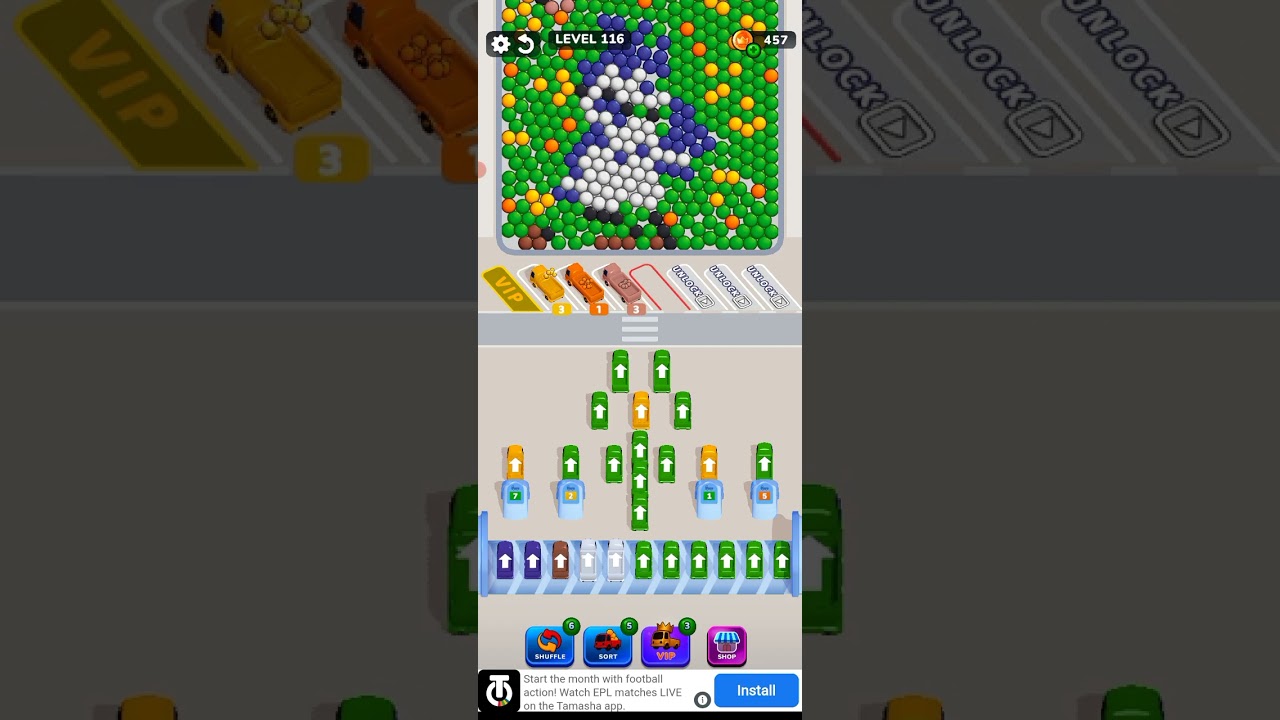 Bubble Bus 🚌: Parking Jam Puzzle Game level 116 gameplay walk-through 2026#Game#gaming