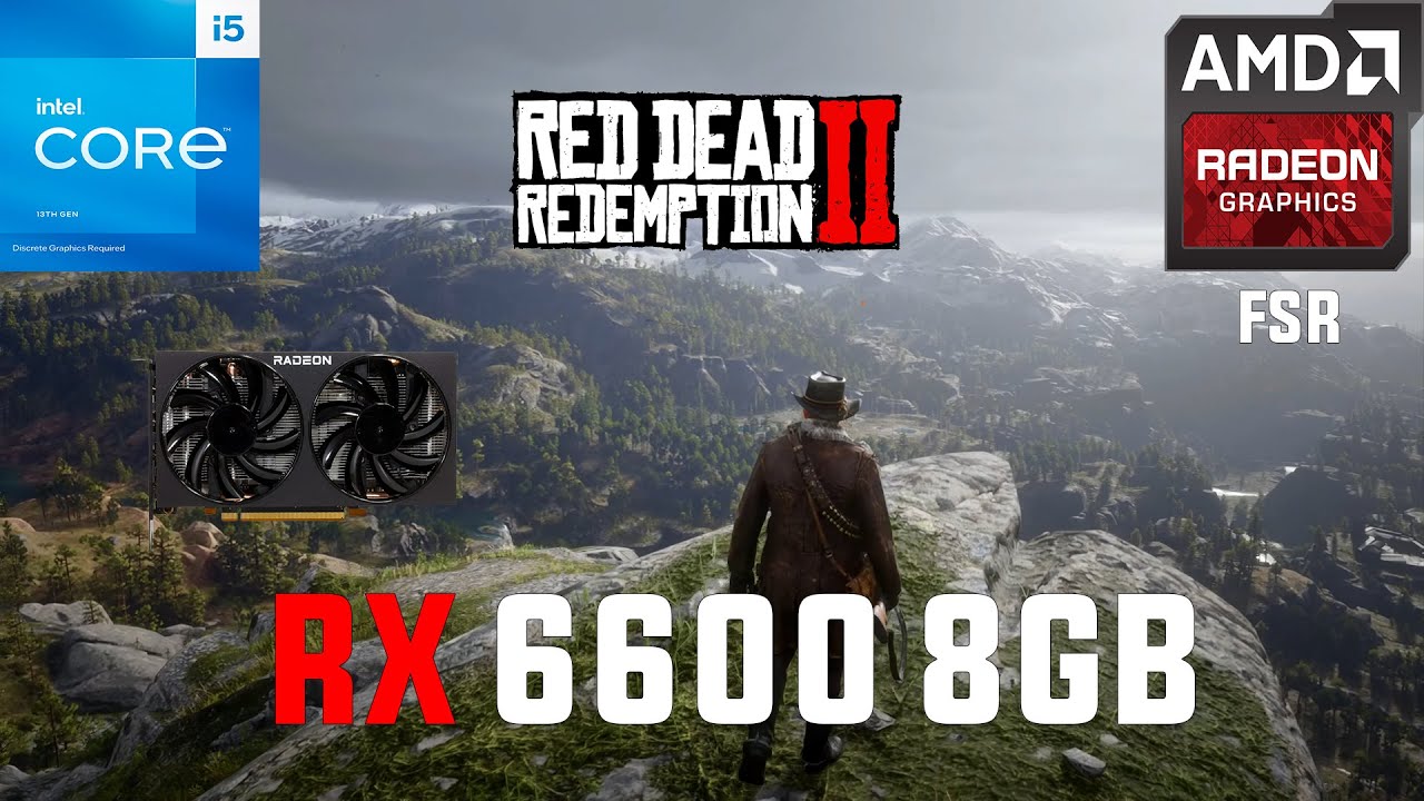 Red Dead Redemption 2 RX 6600 (All Settings Tested 1080p FSR)