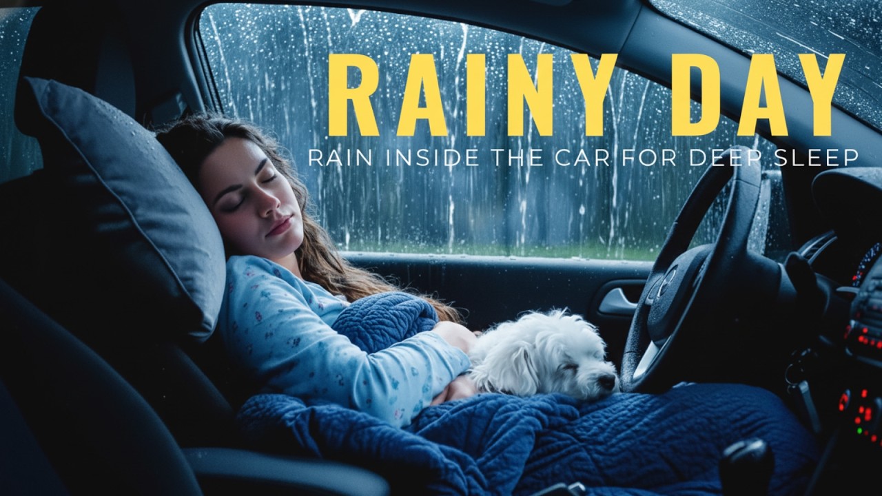 Gentle Rain & Distant Thunder for Deep Sleep – Relax Quickly, Calm Your Mind & Sleep Peacefully🌧️😴
