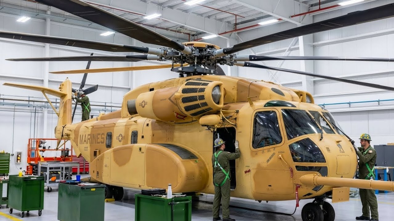 За кулисами завода CH-53K King Stallion – создание самого мощного вертолета в мире.