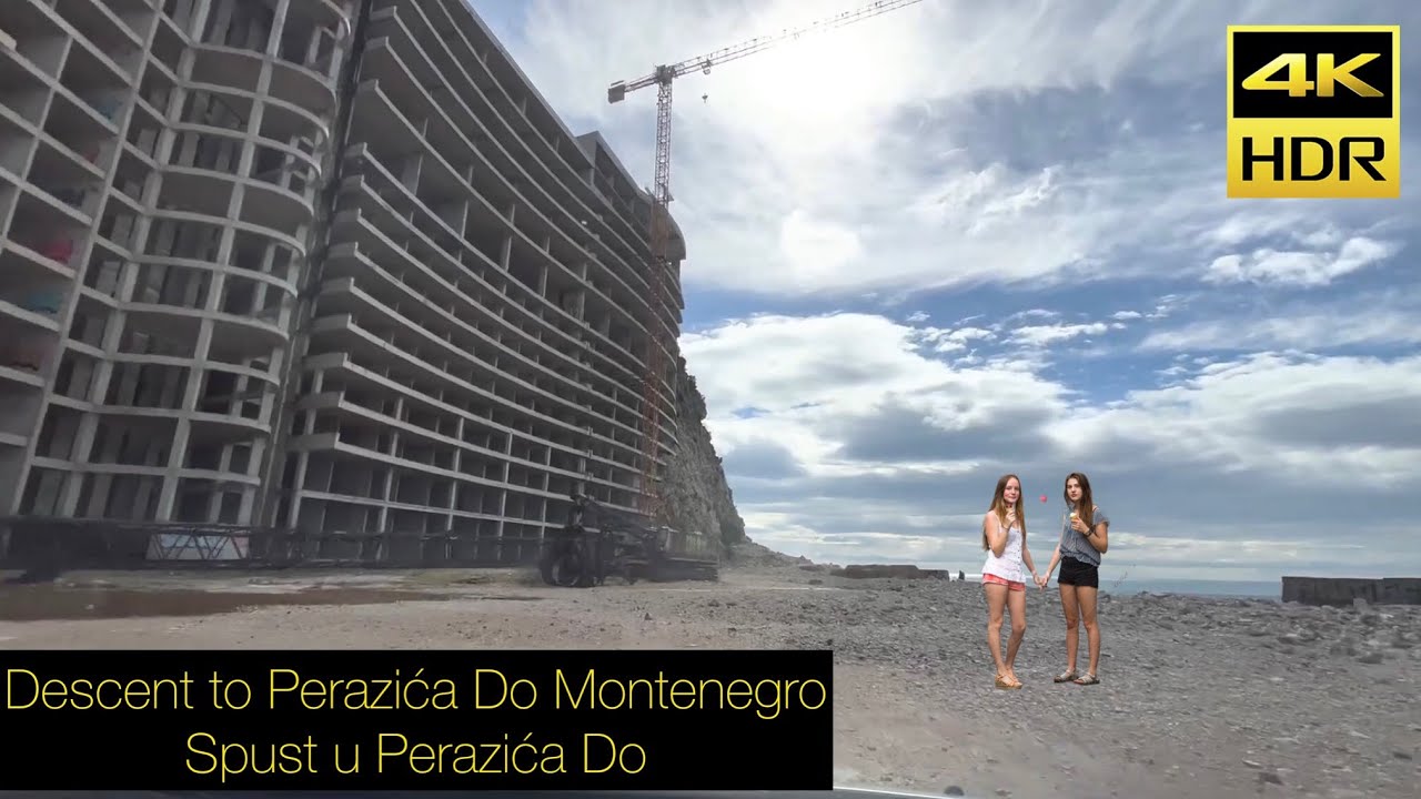 Descent to Perazića Do Montenegro Crna Gora in March 2023 - Spust u Perazića Do