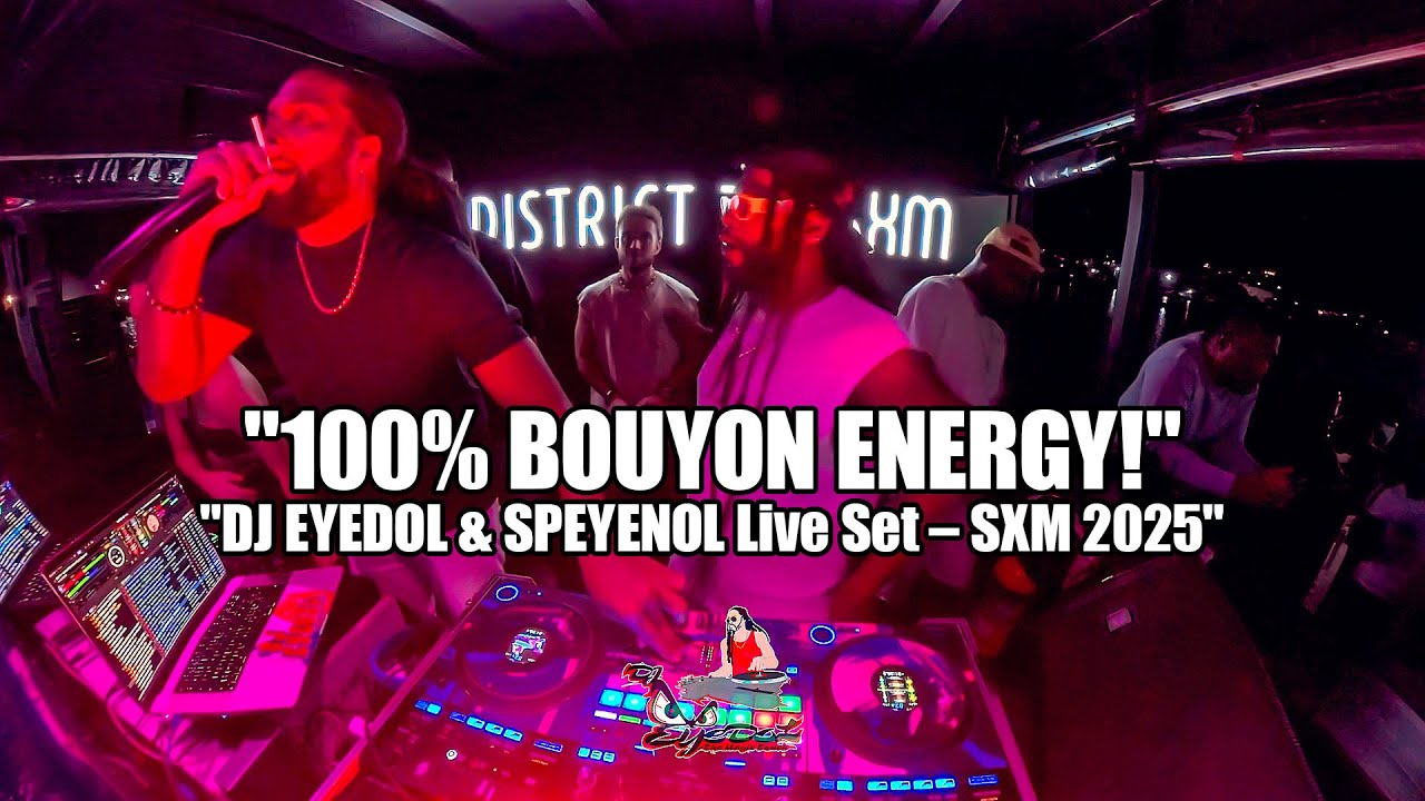 BOUYON 2025 – Insane Live DJ Eyedol Set at District 721 SXM | Best Of Bouyon (1T1, Brg Hollywood)