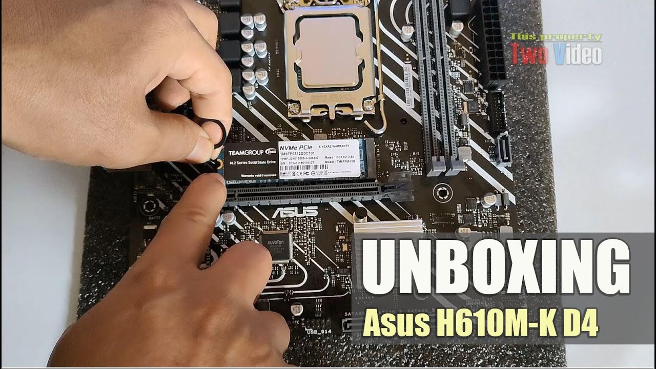 Asus Prime H610M K D4 Unboxing | Budget motherboard for intel 14th gen