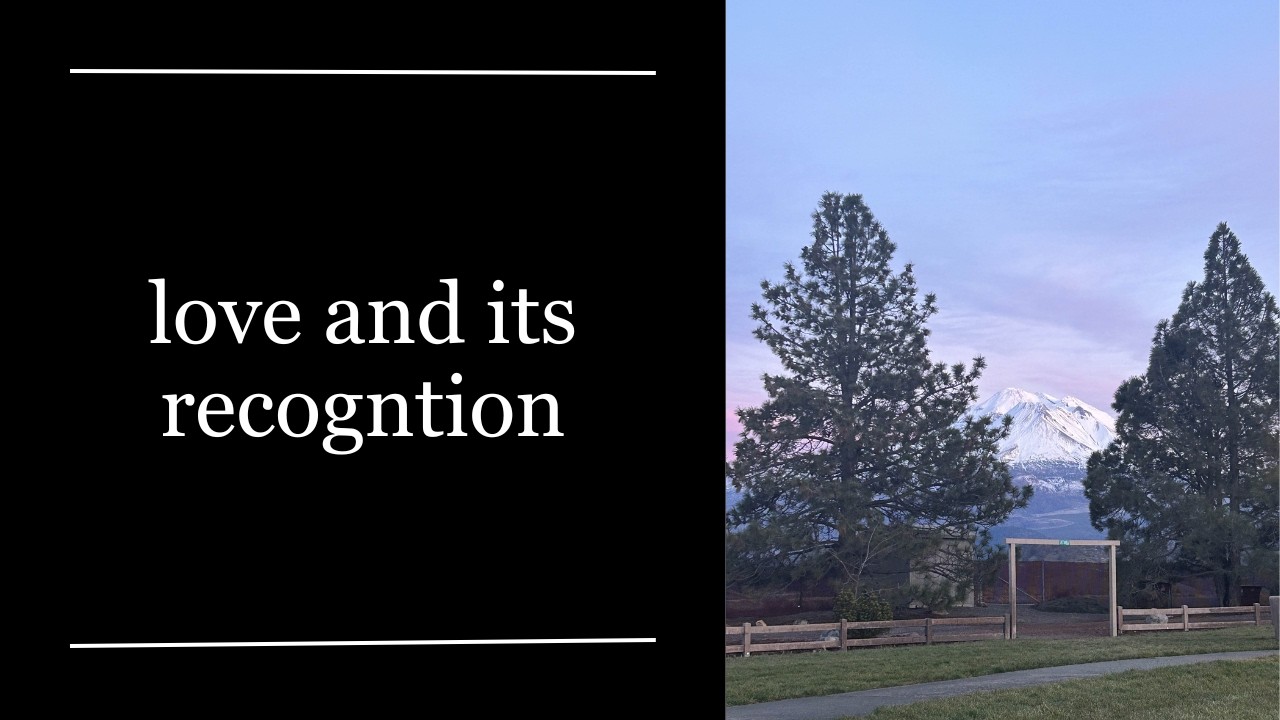 love and its recognition | Ep. 16