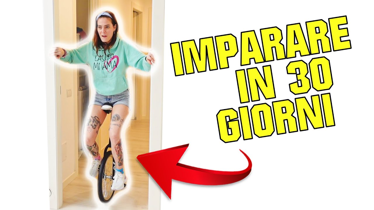 🎪 30 GIORNI per imparare ad andare sul MONOCICLO. 🤡 SFIDA!