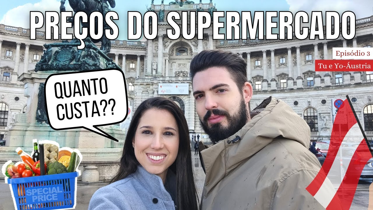 QUANTO CUSTA COMPRAR COMIDA EM UM PAÍS DA EUROPA | Preços de supermercado em Viena, Áustria