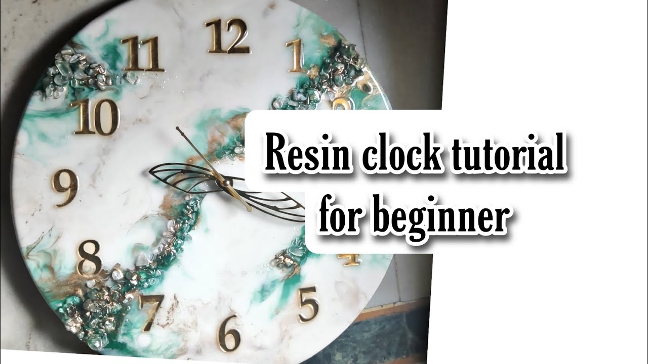 Resin wall clock | Resin tutorial for beginners | Step by step guide to make Stunning resin clock