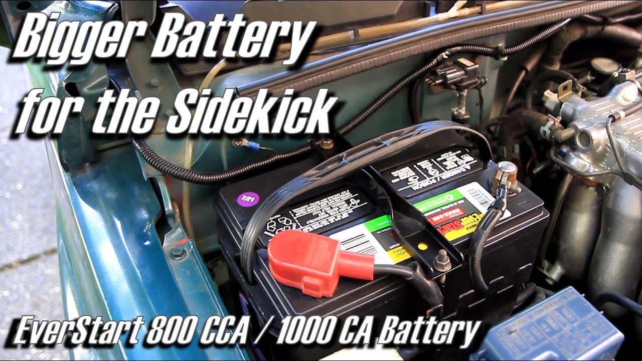 Bigger Battery for the Suzuki Sidekick / Geo Tracker