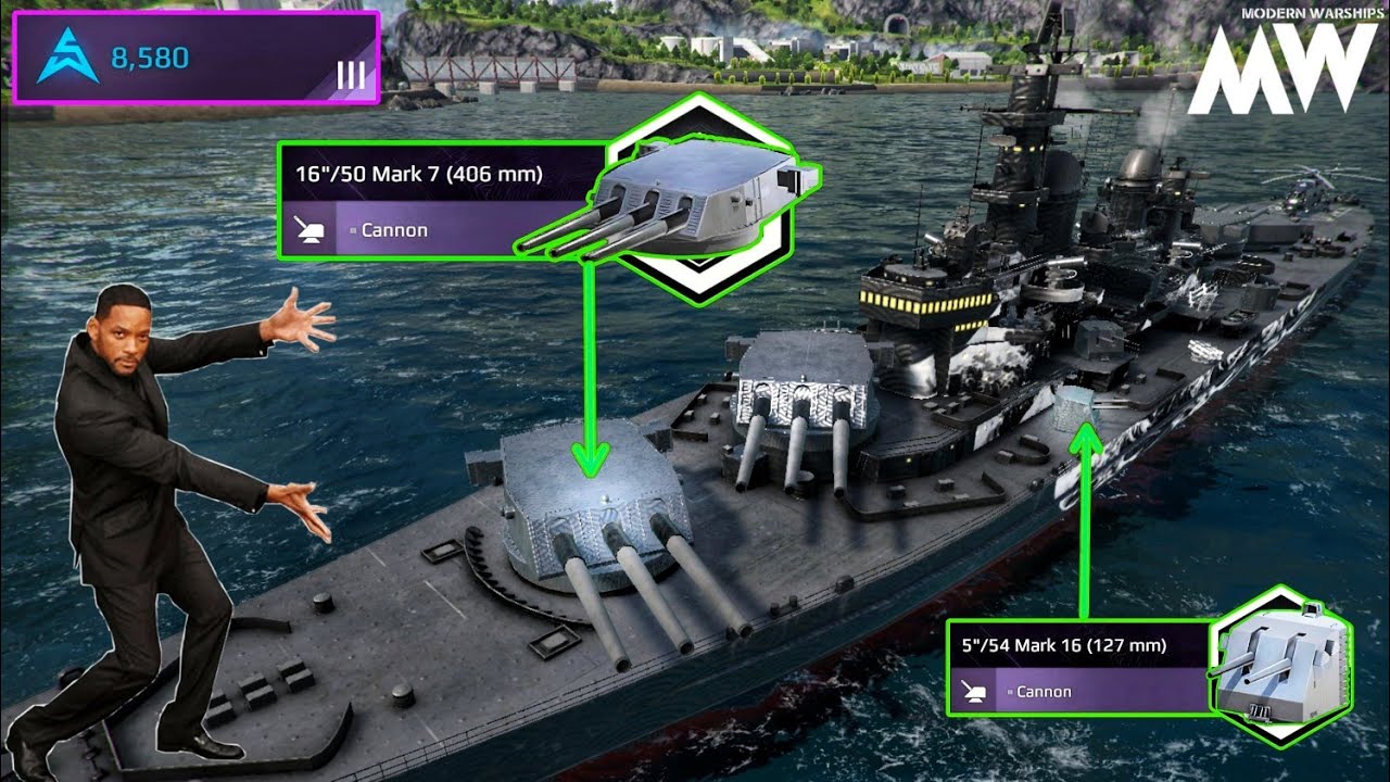 Best Cheapest Battleship Under 8k Artcoin 💸 - Modern Warships 