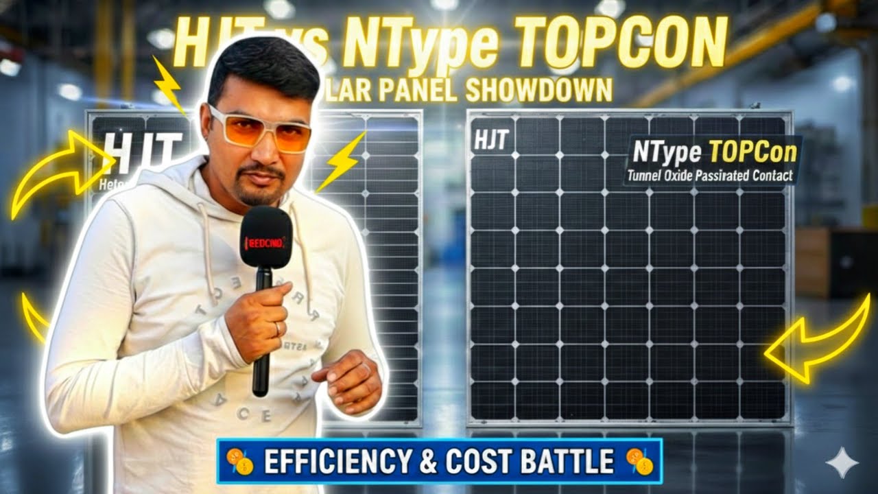 HJT VS NTYPE TOPCON SOLAR PANEL | BEST SOLAR PANEL FOR HOME | BHARAT SOLAR YATRA | PURUSHOTAM PANDEY