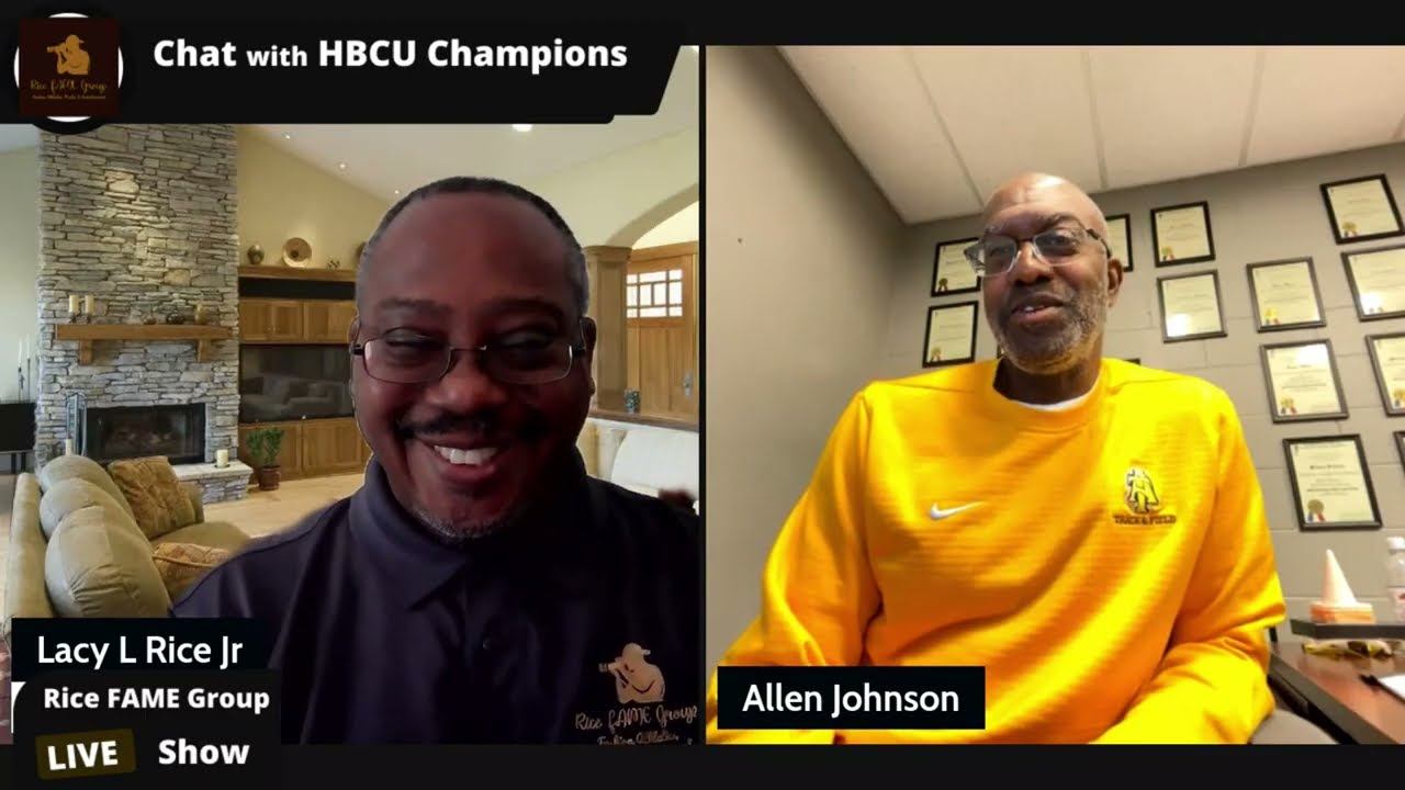 Chat with HBCU Champions, S4E10, featuring Coach Allen Johnson, NCAT Men's Track & Field