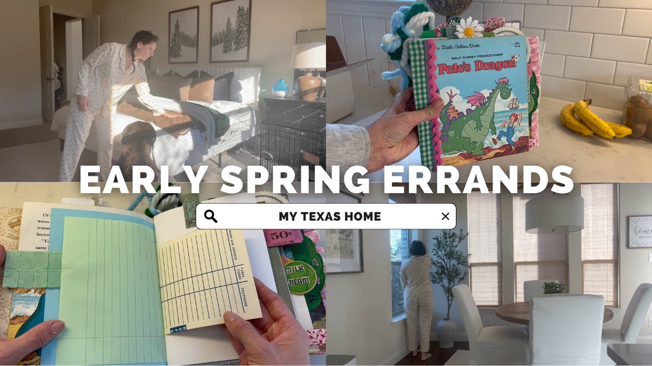 WAKE UP THE HOUSE on an early SPRING MORNING | NEW JUNK JOURNAL, CAR WASH, WALMART RUN