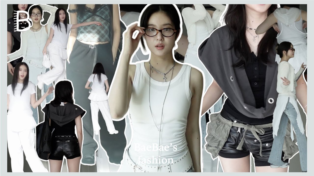 ENG) [아랫배] 밝게 입으려다 실패한⛤★ 일주일 코디 나시티 추천! OOTD VLOG/ What I wear in a week