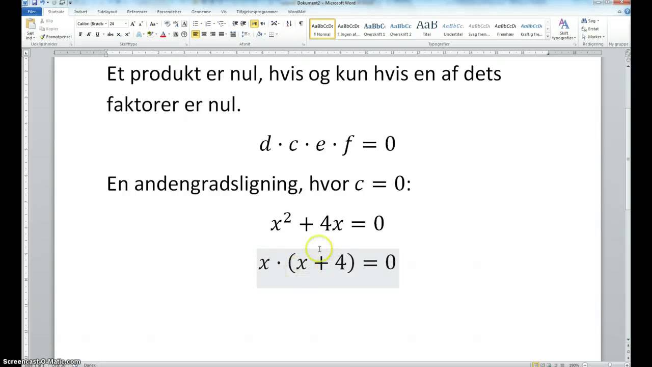 nulreglen