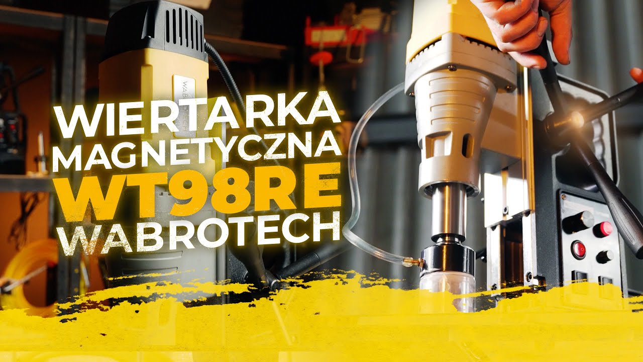 Wiertarka Magnetyczna WT98RE - potężna moc i wytrzymałość z regulowaną stopą magnetyczną.