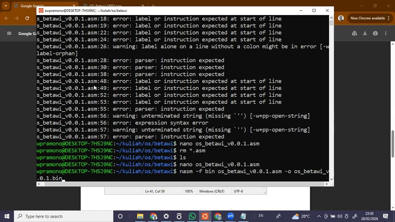 Cara Membuat Bootloader OS Sendiri - Betawi OS - Kuliah OS 1