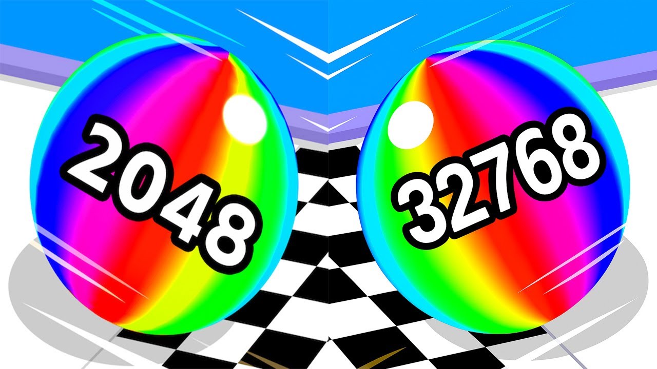 Ball Run 2048 NEW UPDATE Android iOS Gameplay Level 351-400