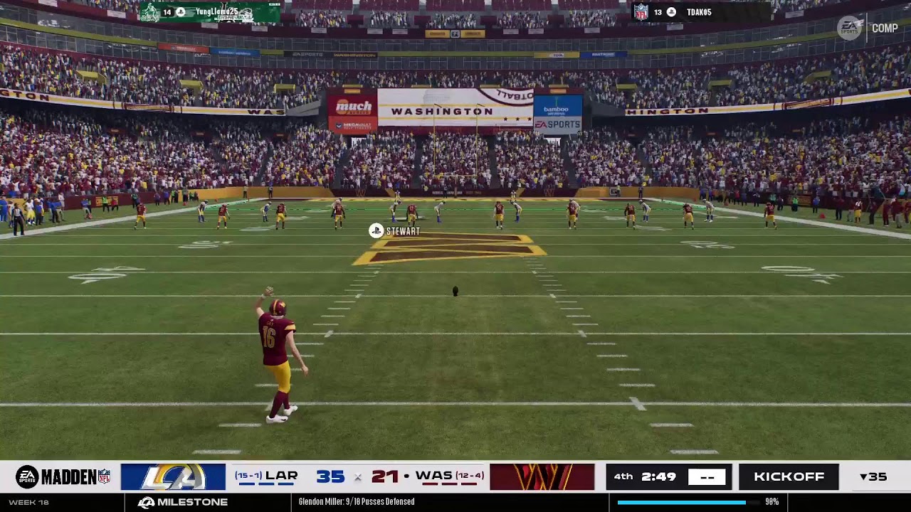 Madden 26 Deathrow Szn 3 Wk 18