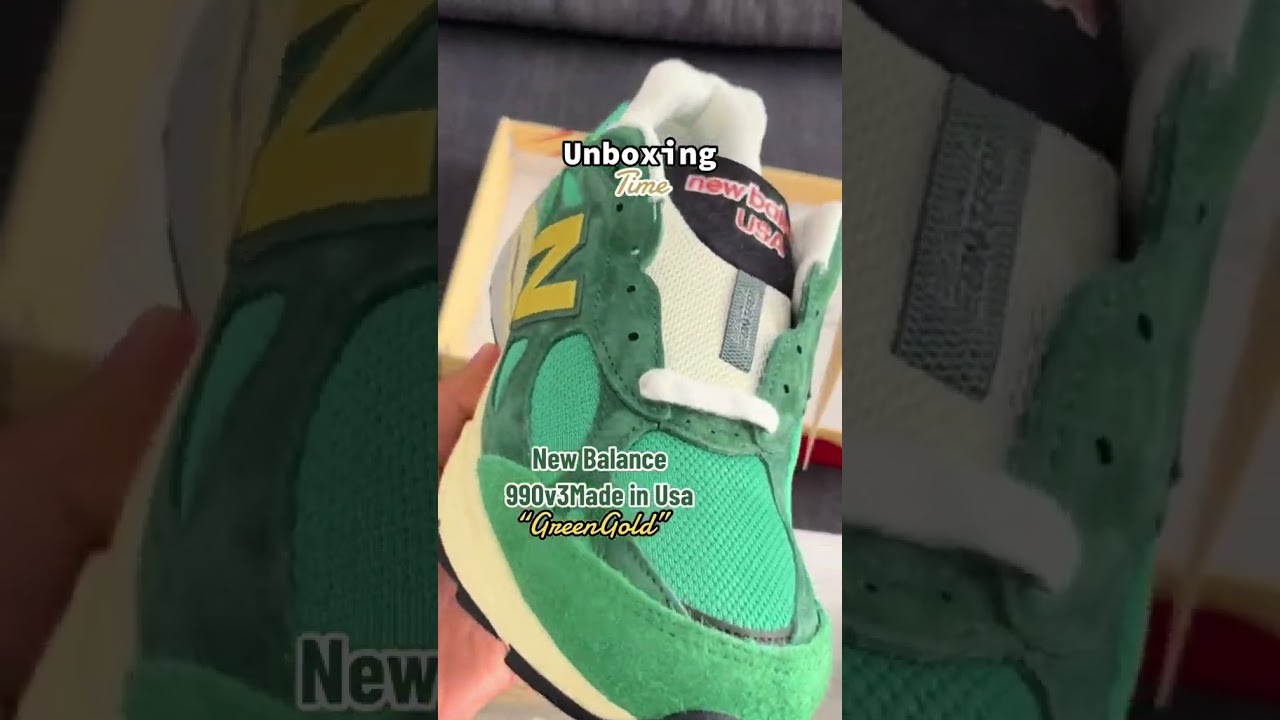 New balance 990v3 x teddy santis “Green Gold” made in usa 💚💛💚