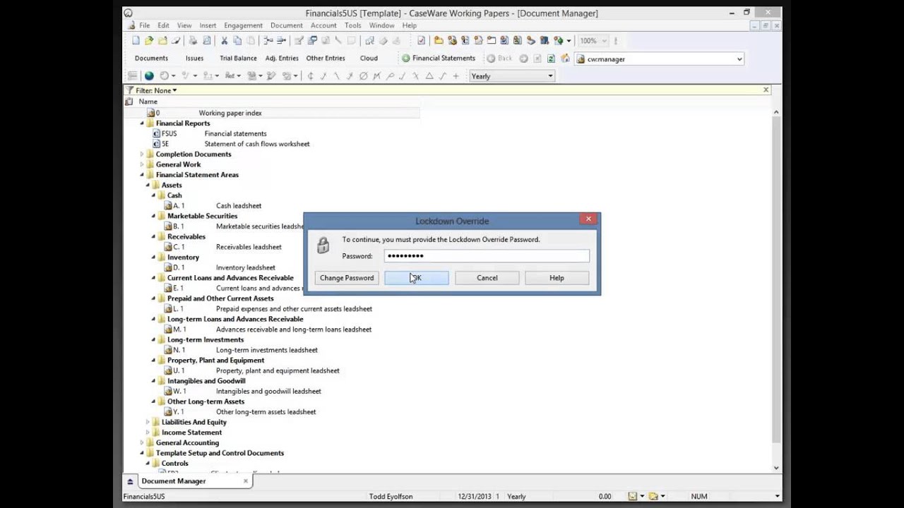 Lockdown: Setting a lockdown password